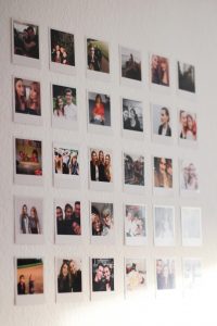 Polaroid-Wand